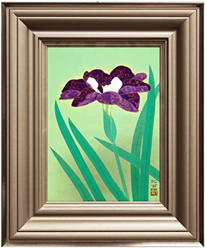 Amazon.co.jp: 向井久万『菖蒲』日本画 F4(4号) : ホーム＆キッチン